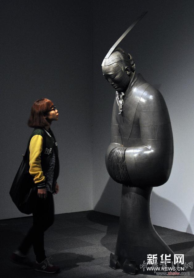 蔡志松雕塑艺术展台北开展 图