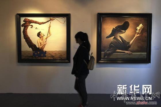#（晚报）“中国观念写实油画展”亮相南通