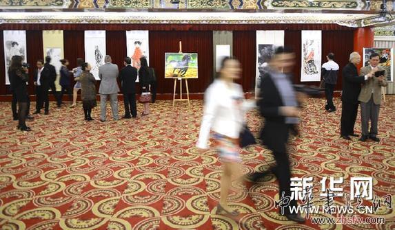 （文化）（1）“中国梦·赤子心”－－丹青两岸文化交流之台湾画展开幕