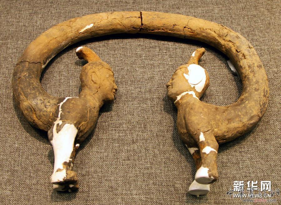 隋炀帝墓出土文物特展在扬州开展 组图