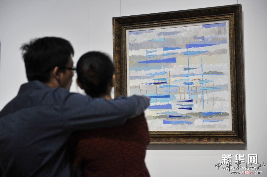 （文化）（2）中法书画名家作品联展亮相国家博物馆
