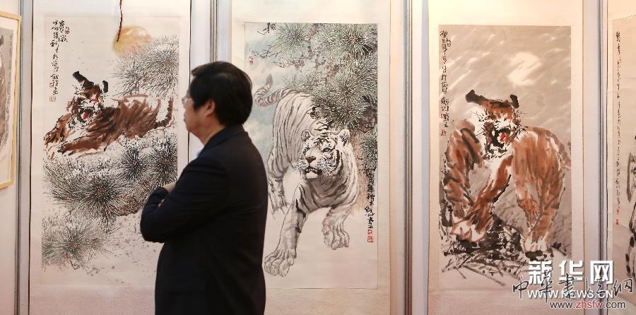 （晚报）（3）2014东北艺术品博览会开幕