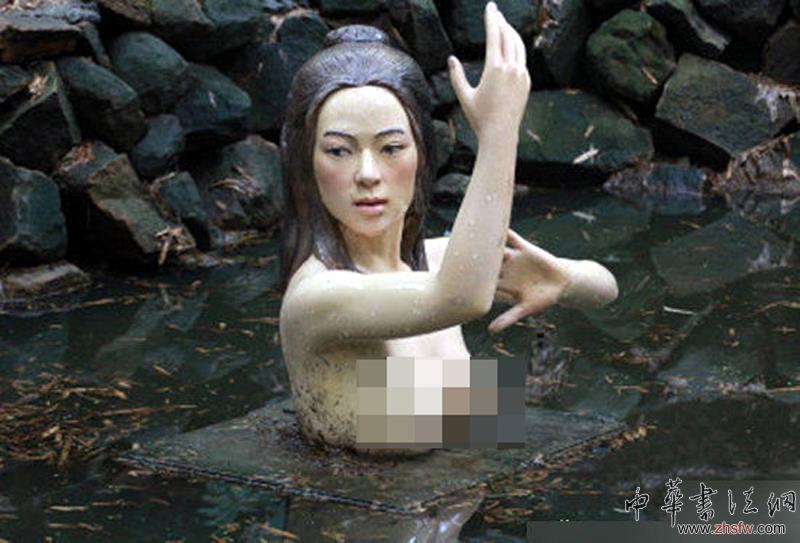 网友票选全国最丑雕塑 “章子怡沐浴像”上榜