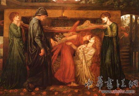 罗塞蒂笔下的奢华感伤美女 组图