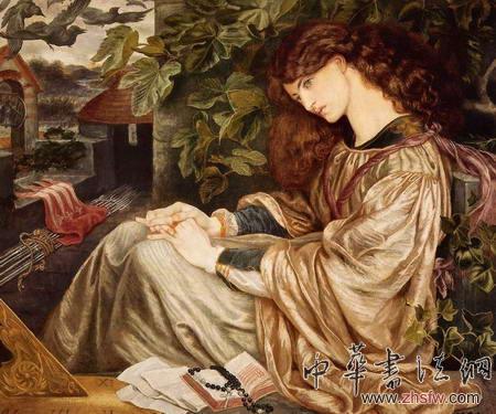 罗塞蒂笔下的奢华感伤美女 组图