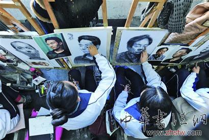 艺考心酸泪:美术生一天画15小时