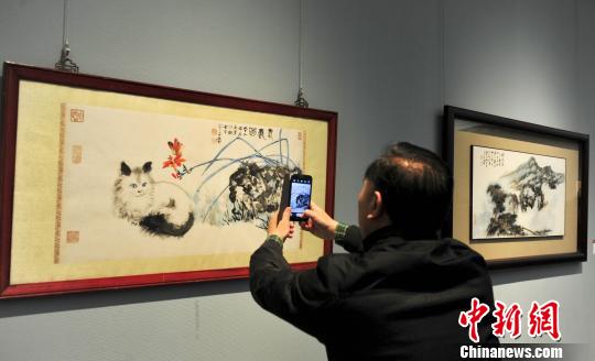 93幅张大千精品画作亮相济南