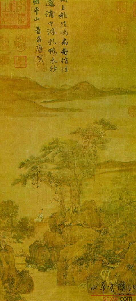 唐寅山水作品选--中华书法网——中国书法大型门户
