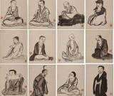 记齐白石水墨写意人物册页