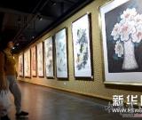 墨韵牡丹花城怒放 图