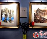 龙瑞山水画新作亮相北京琉璃厂睿画廊（图）