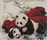 中国当代艺术鬼才田七国宝熊猫系列作品网络联盟展