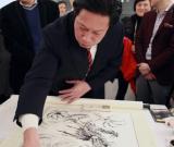著名指墨艺术家李聪扬作品展在港举行 图