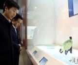 济南举办古代瓷盘珍品展 组图