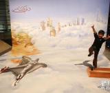 迪拜举行街头3D涂鸦艺术展 图