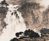 匡时2013秋拍傅抱石《镜泊飞泉》1250万元落槌