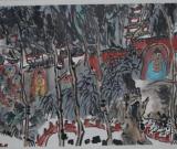 董浩、风子、凌静、杨晖对画泰文楼