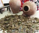 工地挖出陶罐藏12000枚钱币 时间跨度300年