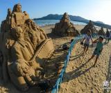 “蓝色海洋梦”国际沙雕展在浙江舟山启幕 图