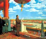 《开国大典》等“红色记忆”油画在河南展出