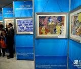 中国农民画精品在联合国展出 组图