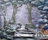 英无手艺术家用脚画圣诞卡 精美令人赞叹