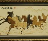 河北农民粮食字画远销海外大受欢迎