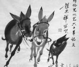 赵忠祥画《驴》赠魏明伦 两人不打不相识