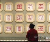 骆芃芃篆刻艺术展在京开幕 图