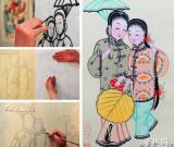 山东高密扑灰年画“中国一绝” 图