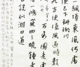 郎照玉临八大山人《为宝崖先生》帖