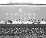中国书协六届三次理事会在上海召开