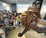 杭州举办废旧零件环保雕塑展 图
