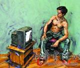 美国艺术家的反3D“真人油画”引关注